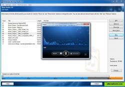 Burn Audio CD with integrated player