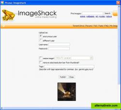 Picasa ImageShack Uploader