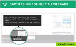 Capture single or multiple webpages