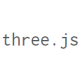 Three.js icon