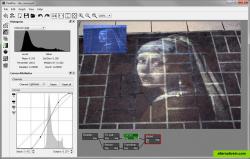 PixaFlux converting an image to lab color mode and adjusting it with the Curves node.