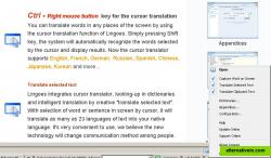 Translate selected text and clipboard text