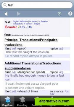 iPhone - French-English
