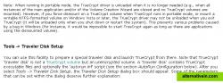 In portable mode the TrueCrypt driver is unloaded