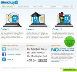 Ghostery Main Page