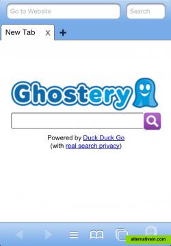 iPhone/iPod Touch: Ghostery App Home