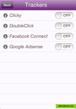 iPhone/iPod Touch: Ghostery App Block