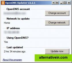 OpenDNS Updater