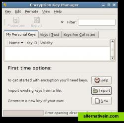 User's new to encryption will find the first time options a good place to start.