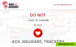No point in being a fan boy of Ads, Malware and Trackers.