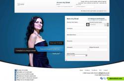 Screenshot of the Indian Webmail provider EMAIL.biz