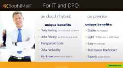 Benefits for the IT professional and Data Privacy Officer (DPO)