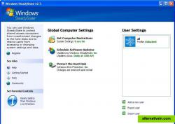 Main Control Panel for Windows Steady State 2.5.