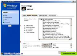 User Settings - Windows Restrictions