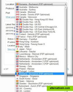 VPN.ac Client Software (Windows) - Servers list