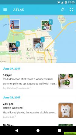 Journey Android diary with map