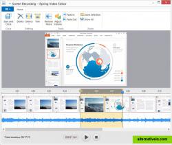 Edit your screencast with the audio/video editor