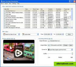 Screenshot of standard view of Auto YouTube Downloader