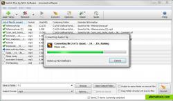 Switch Audio and Mp3 Converter Audio - Conversion in Process