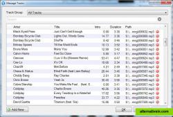 Manage Tracks