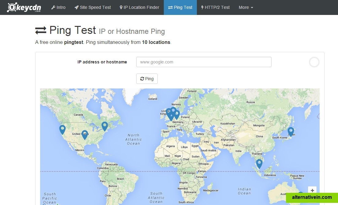 best sites to test pingplotter