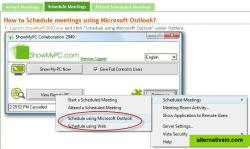 How to Schedule meetings using Microsoft Outlook?