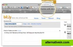 The bit.ly Bookmarklet shortens your long link so you can share your bit.ly link on Twitter, Gmail, Email, or Facebook.