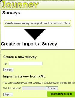 Create or Import a Survey